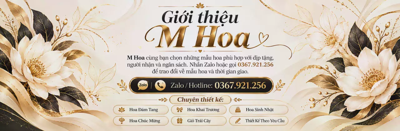 Ảnh bìa Shop hoa tươi Phường Long Bình Hồ Chí Minh - Gói ghém những lời muốn gửi